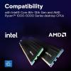 imageCrucial 16GB DDR4 RAM 3200MHz PC425600 CL22 Desktop Memory UDIMM 288Pin Downclockable to 29332666MHz Compatible with Intel and AMD Ryzen  CT16G4DFRA32A3200MHz Pro with Heat Spreader