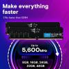 imageCrucial 16GB DDR5 RAM Kit 2x8GB 5600MHz Desktop Memory UDIMM 288Pins Compatible with Intel Core and AMD Ryzen 7000  CT2K8G56C46U532GB Kit 2x16GB