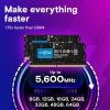 imageCrucial 64GB DDR5 RAM 5600MHz or 5200MHz or 4800MHz Laptop Memory Kit SODIMM 262Pin Compatible with 13th Gen Intel Core and AMD Ryzen 6000  CT2K32G56C46S5128GB Kit 2X64GB