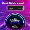 imageCrucial P3 Plus 500GB PCIe Gen4 3D NAND NVMe M2 SSD up to 5000MBs  CT500P3PSSD8500GB