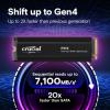 imageCrucial P310 4TB PCIe Gen4 2280 NVMe M2 SSD with heatsink Up to 7100MBs  with Acronis Offer Internal Solid State Drive PC  CT4000P310SSD5014TB