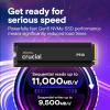 imageCrucial P510 1TB Gen5 NVMe SSD Up to 11000 MBs PCIe 50 M2 2280 SSD Internal Solid State Drive Compatible with Laptop Desktop Acronis Software  CT1000P510SSD8011TB With Heatlink