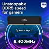 imageCrucial Pro DDR5 RAM 32GB Kit 2x16GB 6400MHz CL38 Overclocking Desktop Gaming Memory Intel XMP 30 ampamp AMD Expo Compatible  Black CP2K16G64C38U5BBlack 64GB Kit 2x32GB