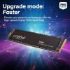 imageCrucial T500 4TB Gen4 NVMe M2 Internal Gaming SSD Up to 7000MBs Laptop ampamp Desktop Compatible  1mo Adobe CC All Apps  CT4000T500SSD32TB