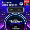 imageCrucial T705 4TB PCIe Gen5 NVMe M2 SSD  Up to 14100 MBs  Game Ready  Internal Solid State Drive PC  1mo Adobe CC  CT4000T705SSD31TB