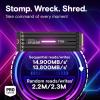 imageCrucial T705 4TB PCIe Gen5 NVMe M2 SSD  Up to 14100 MBs  Game Ready  Internal Solid State Drive PC  1mo Adobe CC  CT4000T705SSD32TB