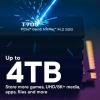 imageCrucial T705 4TB PCIe Gen5 NVMe M2 SSD  Up to 14100 MBs  Game Ready  Internal Solid State Drive PC  1mo Adobe CC  CT4000T705SSD34TB