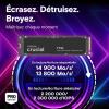 imageCrucial T705 4TB PCIe Gen5 NVMe M2 SSD  Up to 14100 MBs  Game Ready  Internal Solid State Drive PC  1mo Adobe CC  CT4000T705SSD34TB