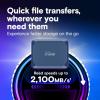 imageCrucial X10 4TB Portable SSD Up to 2100MBs USB 32 USBC External Solid State Drive Compatible with Windows Mac ampamp Android Durable Storage for Games Photos ampamp Files Blue  CT4000X10SSD902Blue