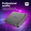 imageCrucial X9 Pro 4TB Portable SSD Up to 1050MBs Read ampamp Write 32 USBC External Solid State Drive Durable Storage for PC and Mac for Professional Creators Silver  CT4000X9PROSSD9022TB