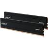 imageCrucial Pro 64GB DDR5 RAM Kit 2x32GB 5600MHz or 5200MHz or 4800MHz Desktop Memory UDIMM 288pin Compatible with 13th Gen Intel Core and AMD Ryzen 7000  CP2K32G56C46U532GB Kit 2x16GB
