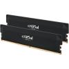 imageCrucial Pro DDR5 RAM 32GB Kit 2x16GB 6400MHz CL38 Overclocking Desktop Gaming Memory Intel XMP 30 ampamp AMD Expo Compatible  Black CP2K16G64C38U5BBlack 64GB Kit 2x32GB