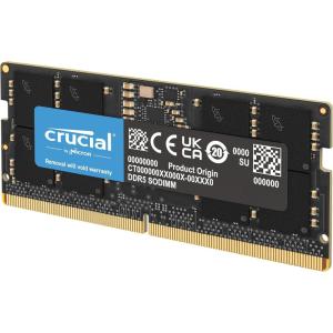 imageCrucial 16GB DDR5 RAM Kit 2x8GB 4800MHz CL40 Laptop Memory SODIMM 262Pin Layout  CT2K8G48C40S54800MHz