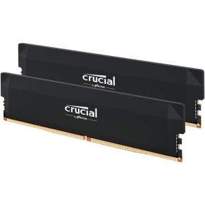 imageCrucial Pro DDR5 RAM 32GB Kit 2x16GB 6400MHz CL38 Overclocking Desktop Gaming Memory Intel XMP 30 ampamp AMD Expo Compatible  Black CP2K16G64C38U5BBlack 32GB Kit 2x16GB
