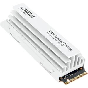 imageCrucial T705 4TB PCIe Gen5 NVMe M2 SSD  Up to 14100 MBs  Game Ready  Internal Solid State Drive PC  1mo Adobe CC  CT4000T705SSD3White 2TB
