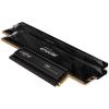 imageCrucial T500 Gen4 4TB SSD with Heatsink Up to 7400MBs Read Plus DDR5 Pro OC CL32 RAM 32GB Kit 2x16GB 6400MHz CL32 Black  Storage ampamp Memory BundleBlack 32GB Kit  T500 2TB Heatsink